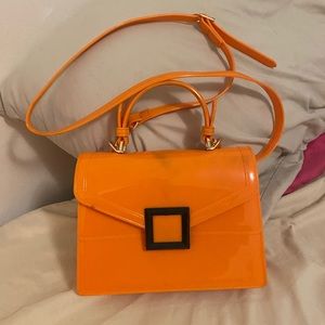 Orange purse